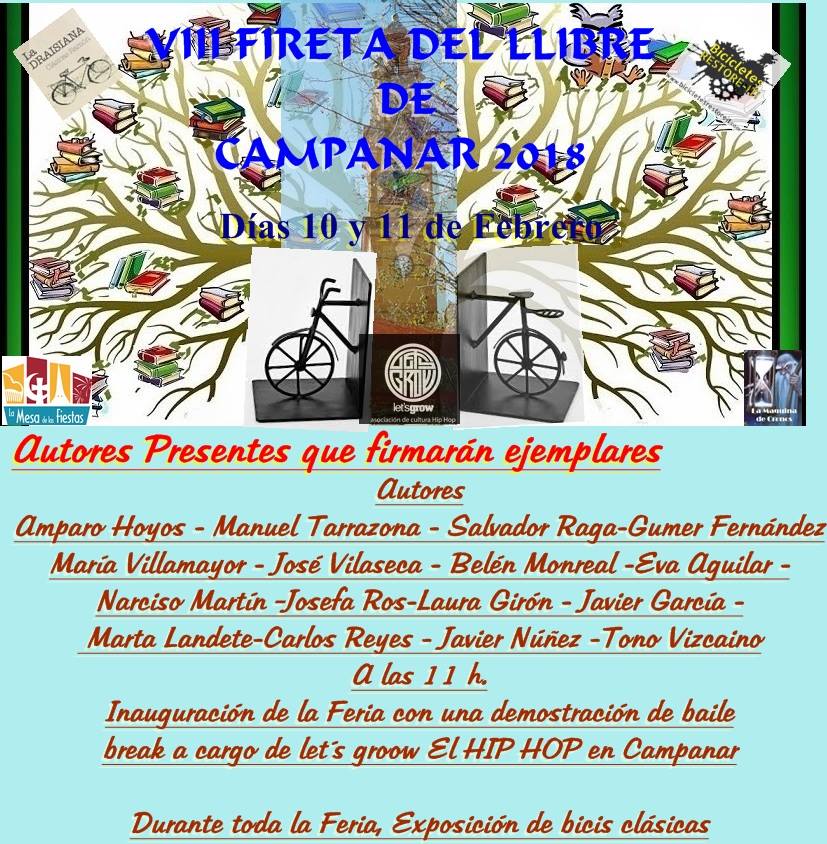 En la VIII Fira del Llibre de Campanar.