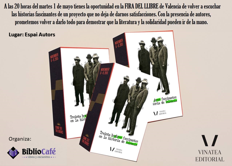 PRESENTACIÓN DE LOS 30 HOMBRES FASCINANTES EN LA FERIA DEL LIBRO.