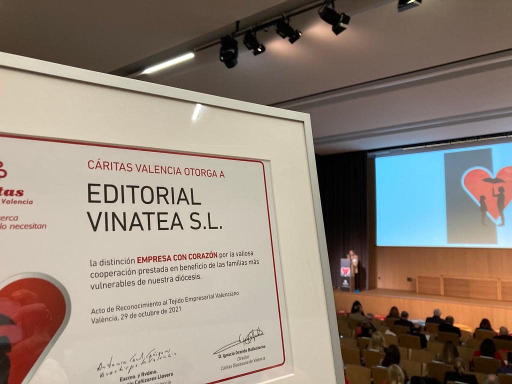 CÁRITAS NOS DISTINGUE COMO “EMPRESA CON CORAZÓN”